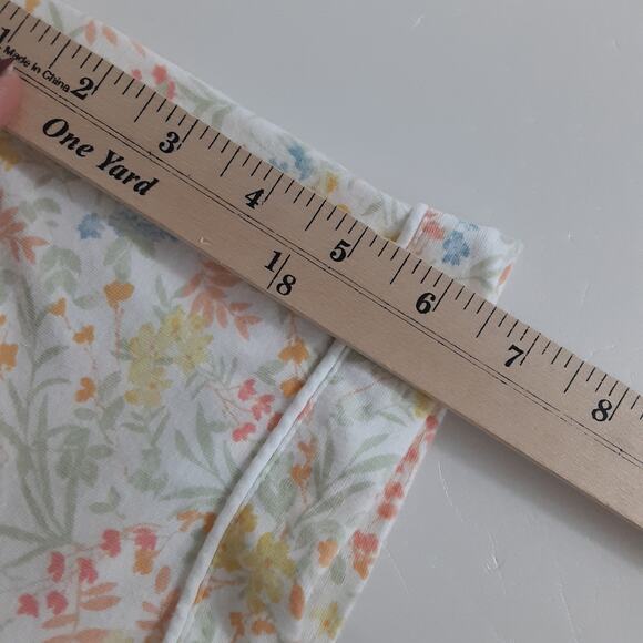 Lauren Ralph Lauren Black Label Pajama Set L Bermuda Shorts Notch Collar Floral - Picture 12 of 16